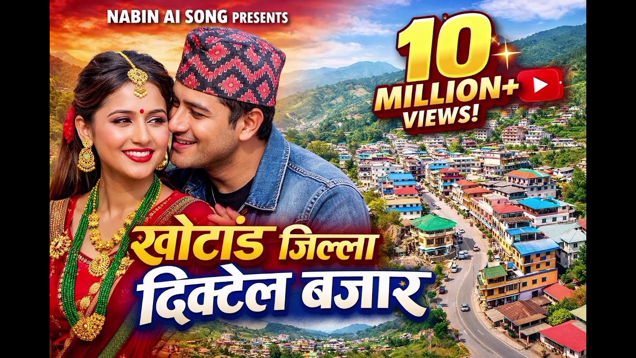 🔥🌄 खोटाङ जिल्ला दिक्तेल बजार 🎶❤️ | Nabin Ai Song | 10 MILLION+ VIEWS 🚀✨