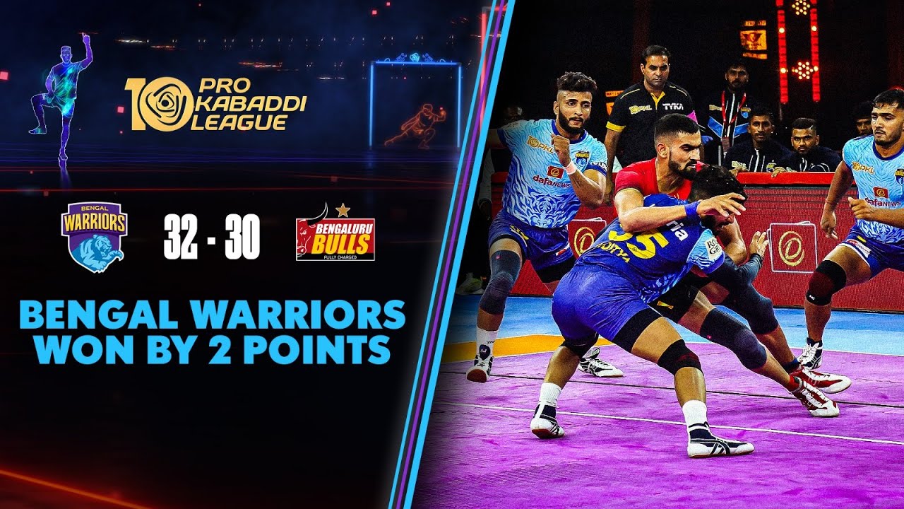 Warriors Hold Nerve To Clinch Opening Win Against Bulls | Highlights | Pro Kabaddi S10 Match #6