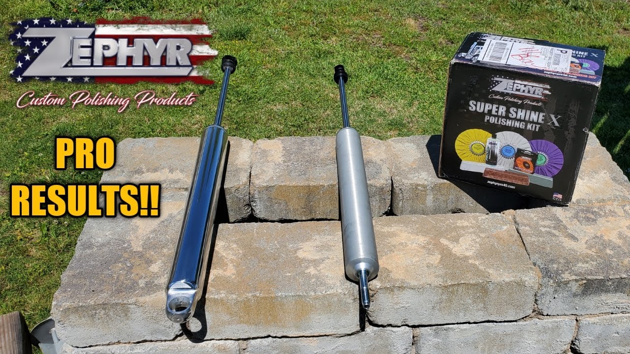 HOW TO POLISH ALUMINUM SHOCKS! || PROFESSIONAL RESULTS!
