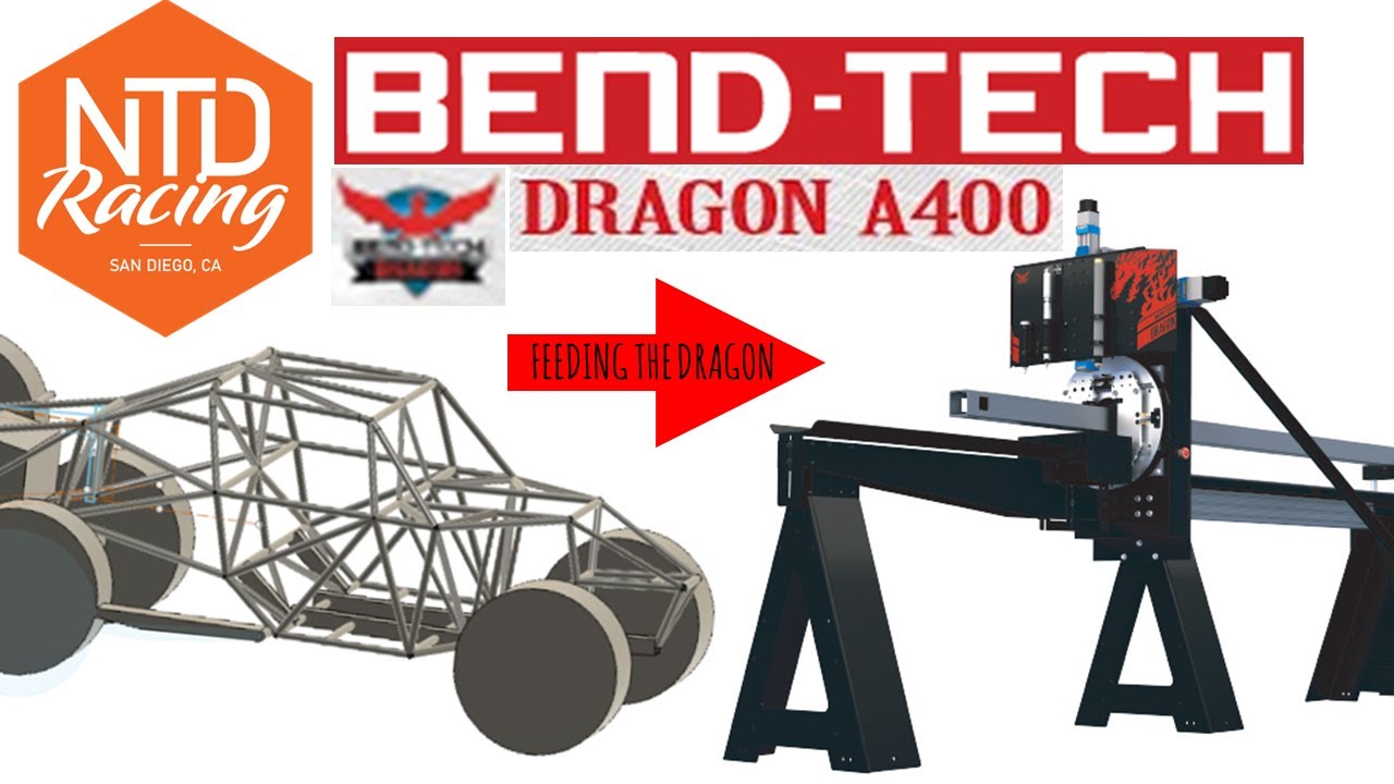 Bend-Tech Dragon 400 режет трубы для нашего нового гоночного грузовика
