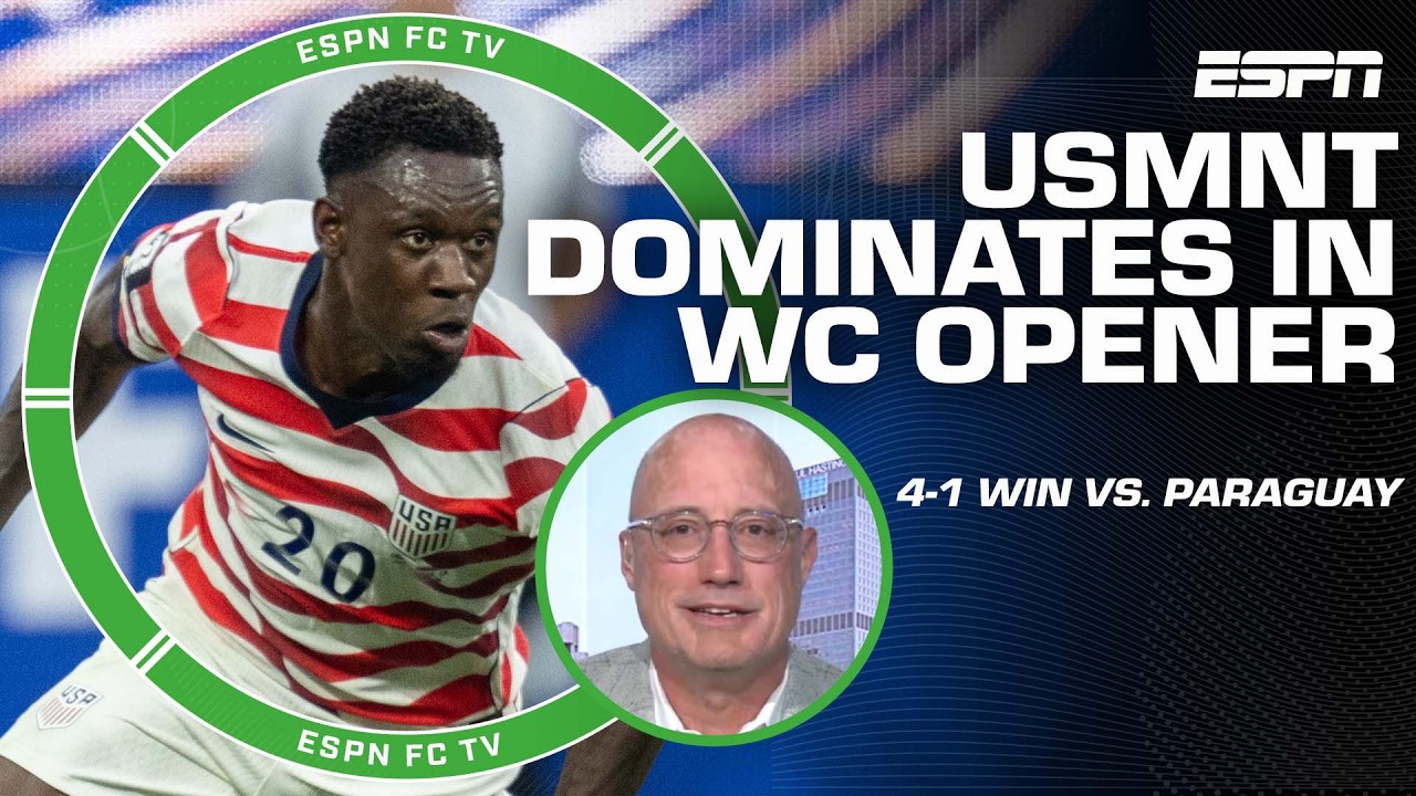 &lsquo;TOTAL DOMINATION!&rsquo; 😤 - Kasey Keller on USMNT&rsquo;s Group D win over Paraguay | ESPN FC