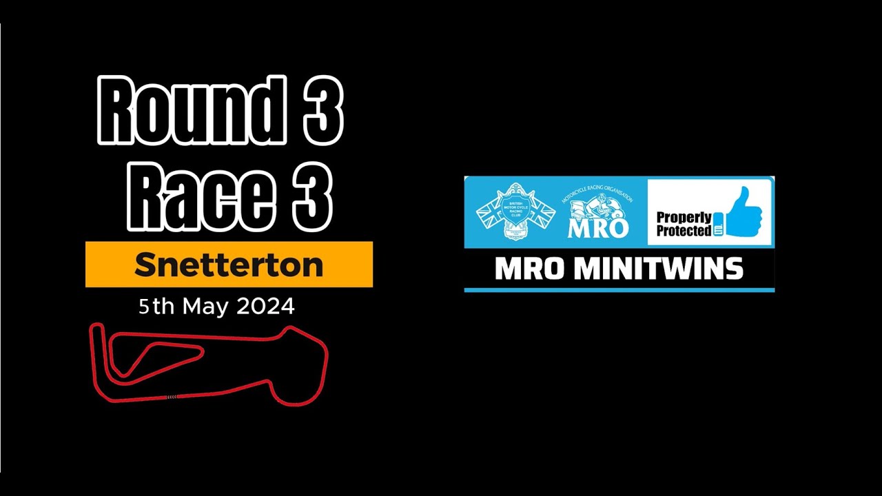 Snetterton Race 8 Sunday BMCRC MRO Minitwins 5th May 2024