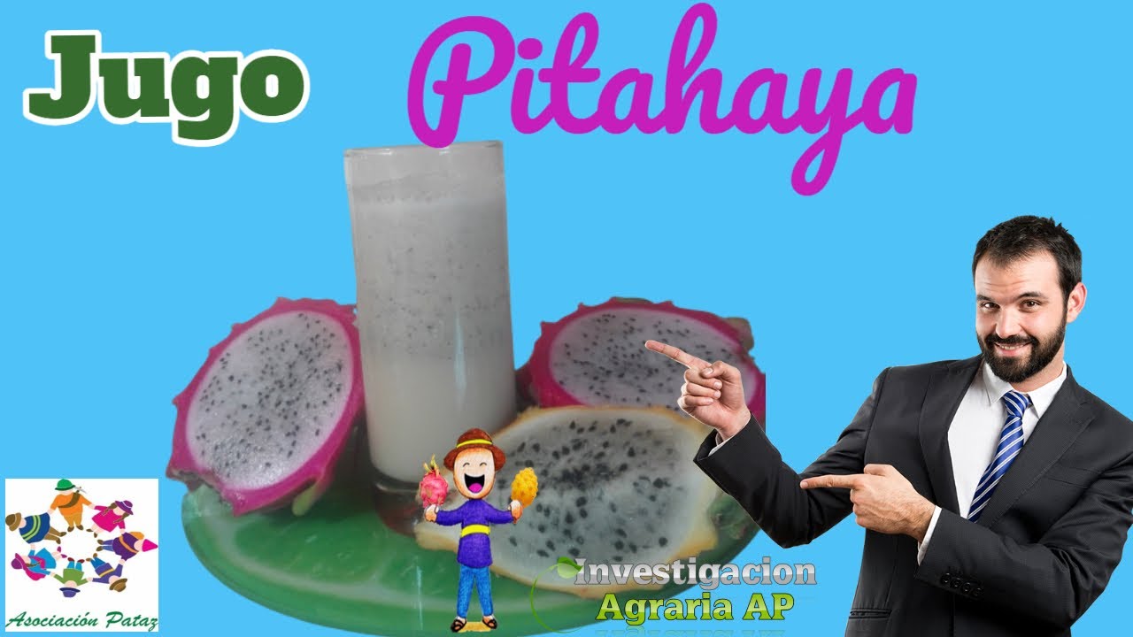 Jugo de PITAHAYA Fácil y Delicioso