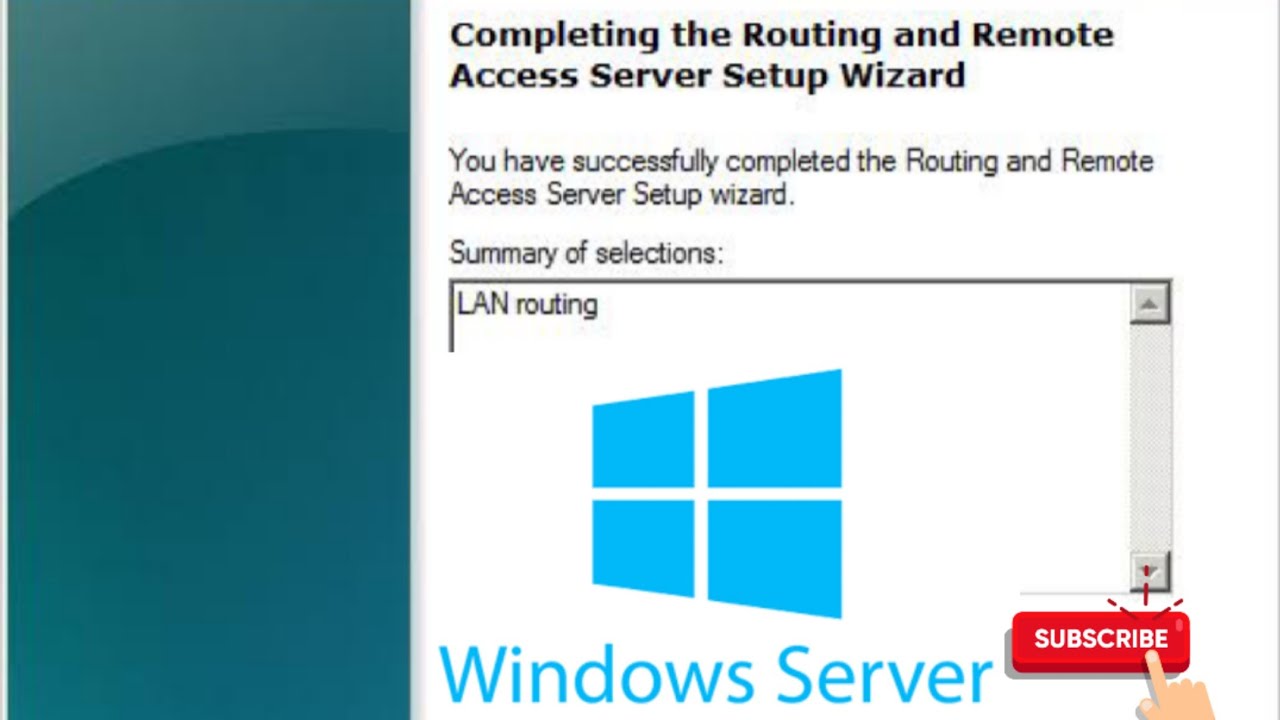 How to Enable LAN Routing on Windows Server in Hindi