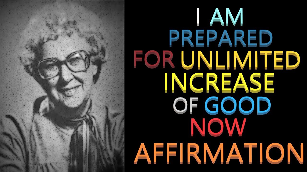 I Am Prepared for Unlimited Increase of Good Now Affirmation | Martha Giudici