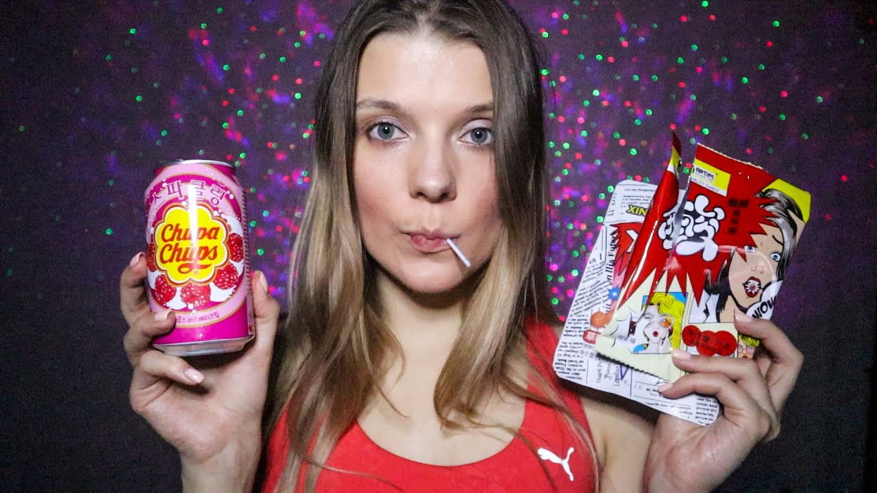 ASMR Ich probiere Süßigkeiten aus Asien