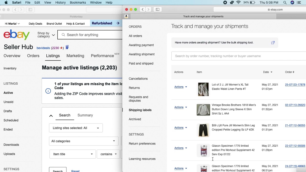 How To Reprint A Shipping Label On Ebay Without Paying Twice