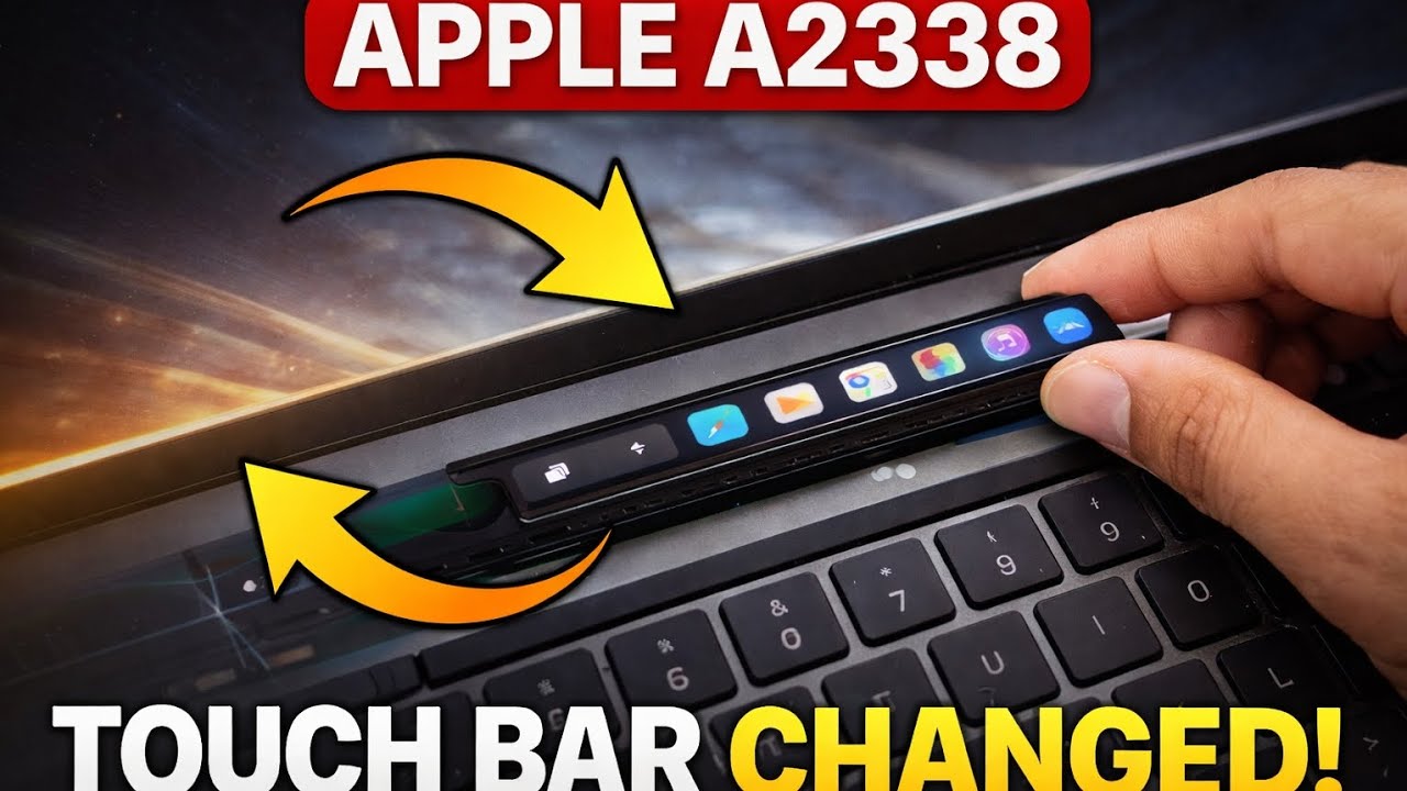 Apple MacBook Pro A2338 Touch Bar Replacement | Step-by-Step Repair & Fix Process
