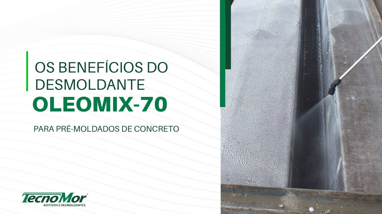 Os benefícios do desmoldante Oleomix-70 para pré-moldados de concreto