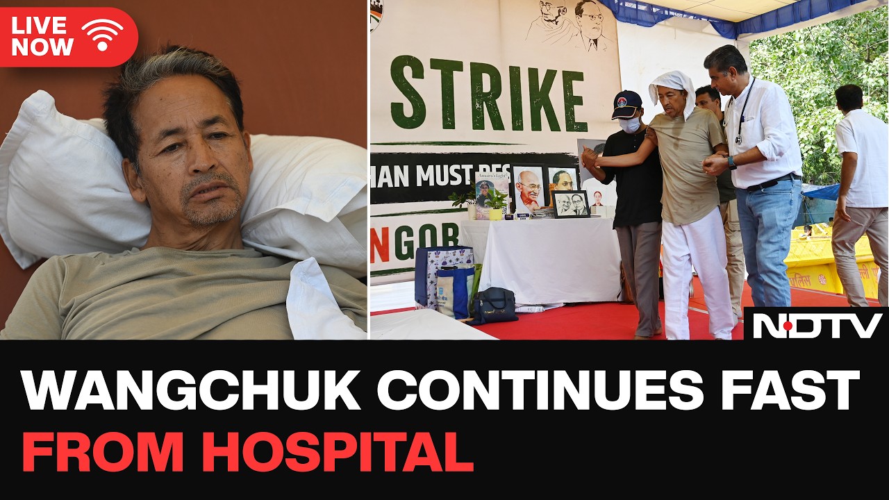 Sonam Wangchuck LIVE | Jantar Mantar LIVE | Wangchuk Refuses IV Fluids In Hospital | CJP Protests