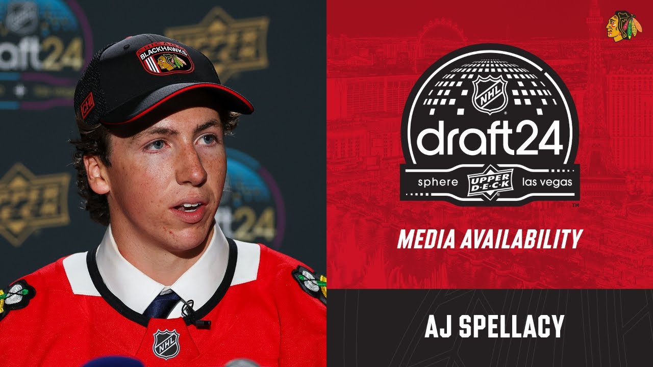 AJ Spellacy's first interview as a Blackhawk | Chicago Blackhawks