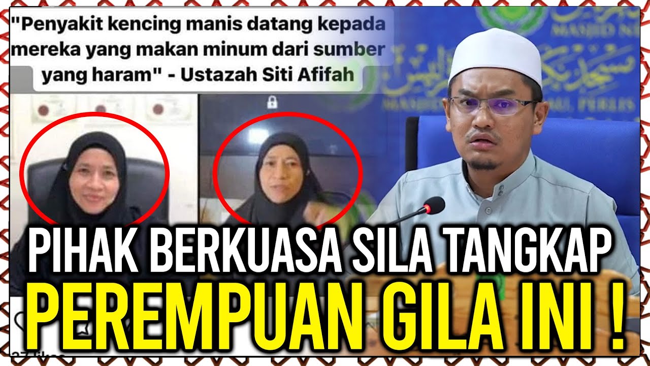 Kencing Manis Kesan Dari Makan Benda Haram? Saya harap Pihak Berkuasa Tangkap Perempuan Gila Ini !