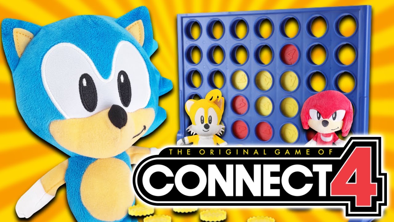 Соник играет в Connect 4! — SSC Plush