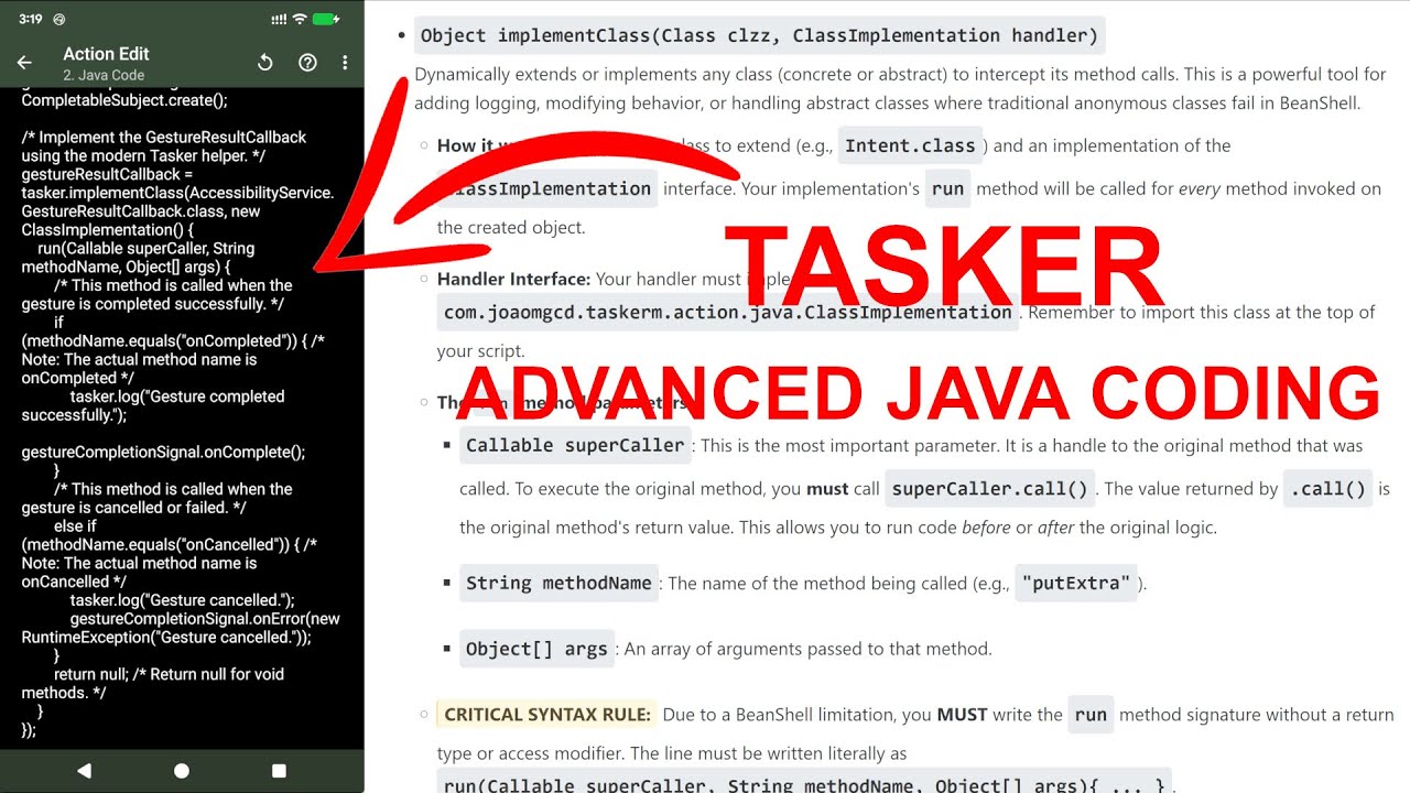 Tasker — расширенное программирование на Java