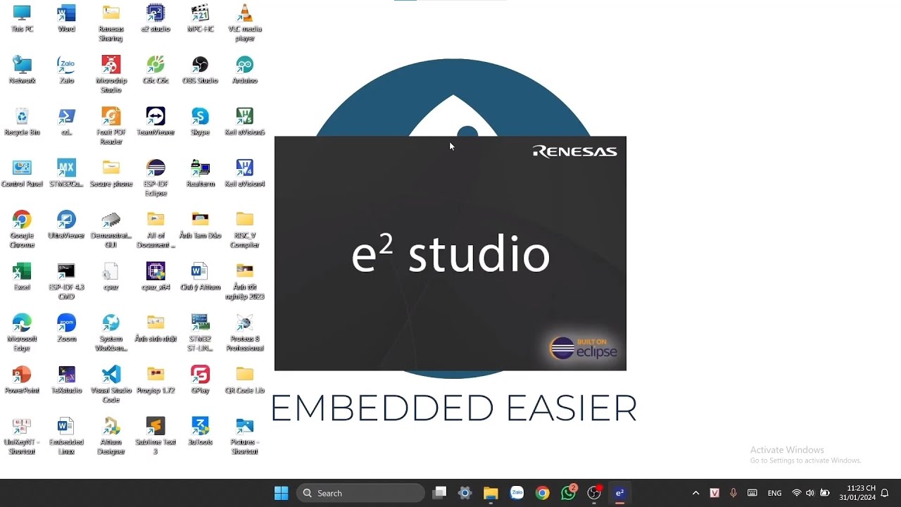 2. e2studio and J-Flash - Software installation