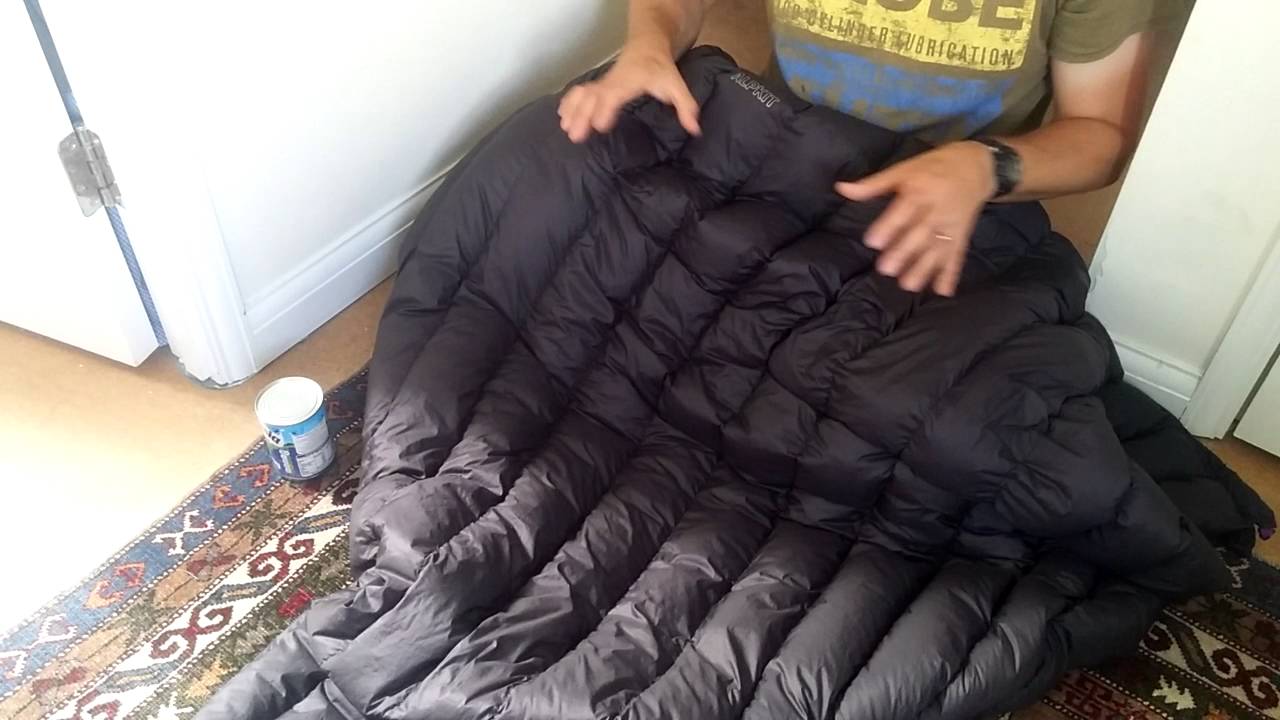 Alpkit cloud cover down quilt review with mods