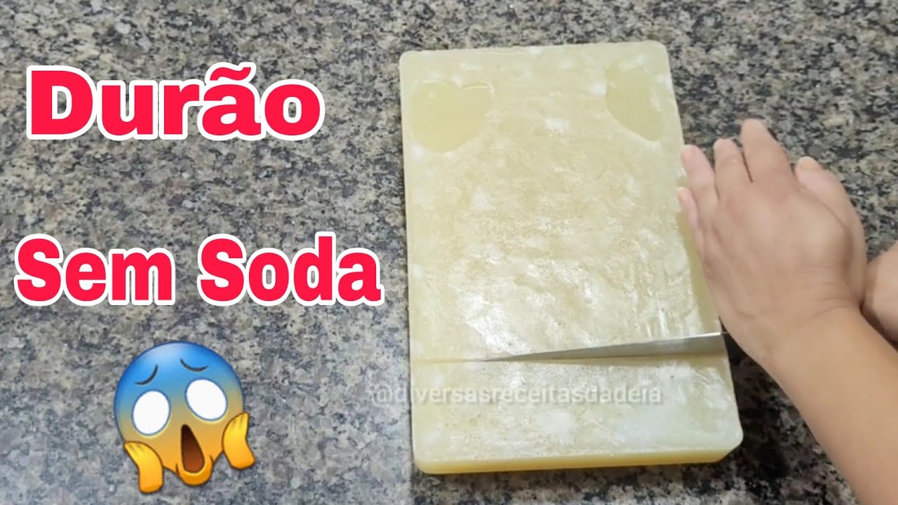 A Faca Teve Dificuldade Para Cortar Esse Sabão Durão com Apenas 3 Ingredientes Pronto em 5 Minutos 😱