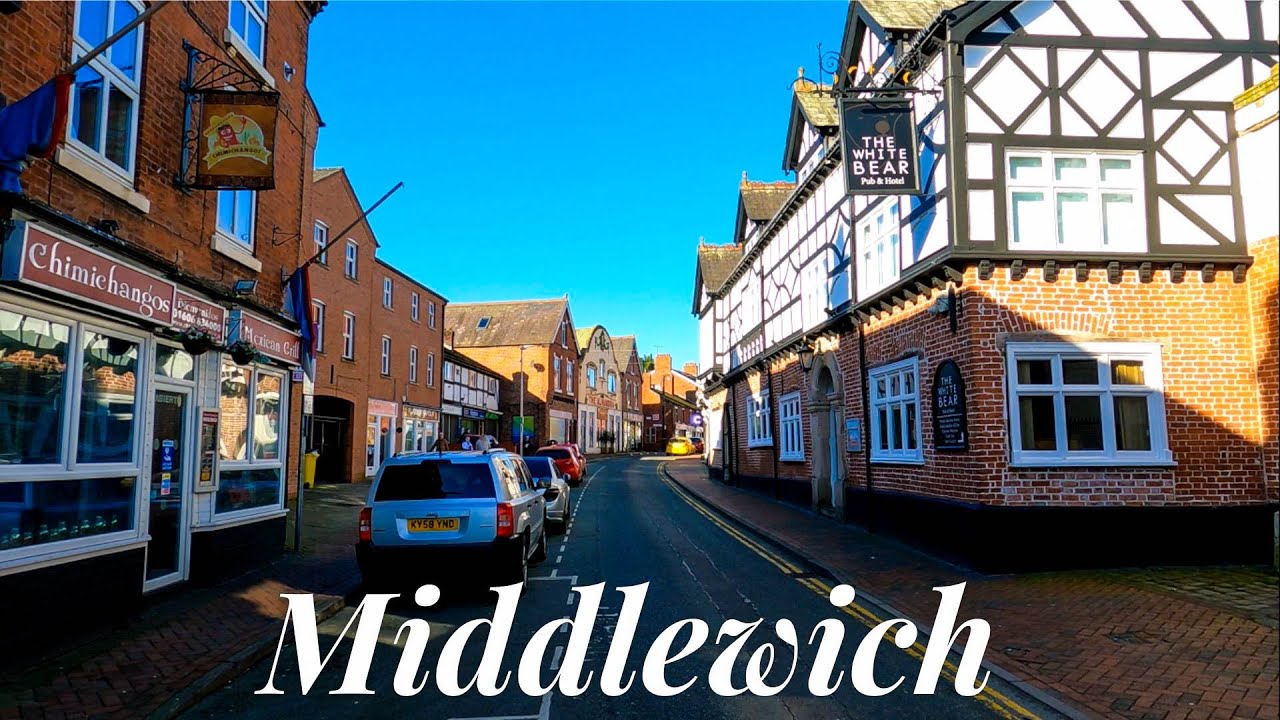 A walk through MIDDLEWICH - England 4k