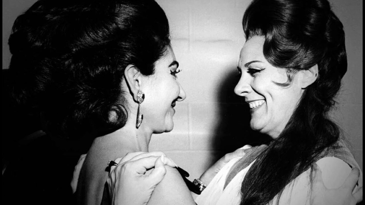 Maria Callas and Renata Tebaldi sing 