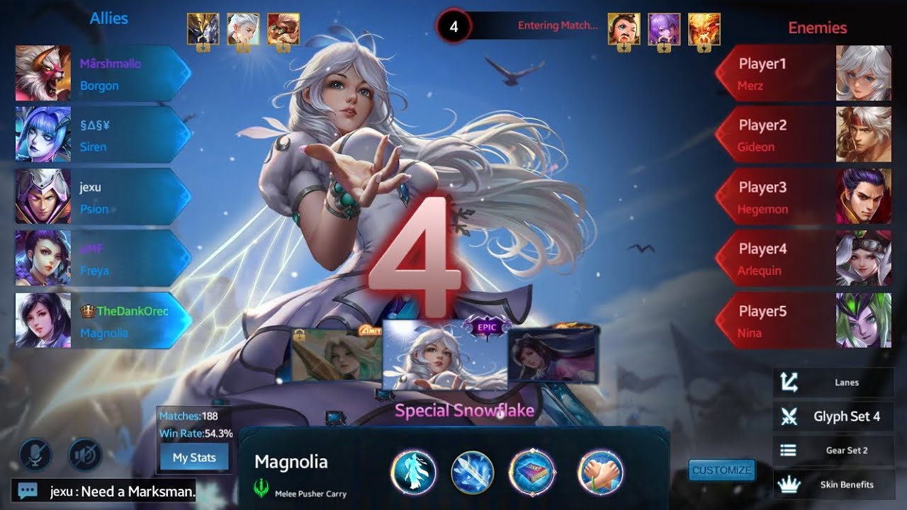How To Magnolia 9-1 NO LIFESTEAL Ranked - Heroes Evolved (mobile)