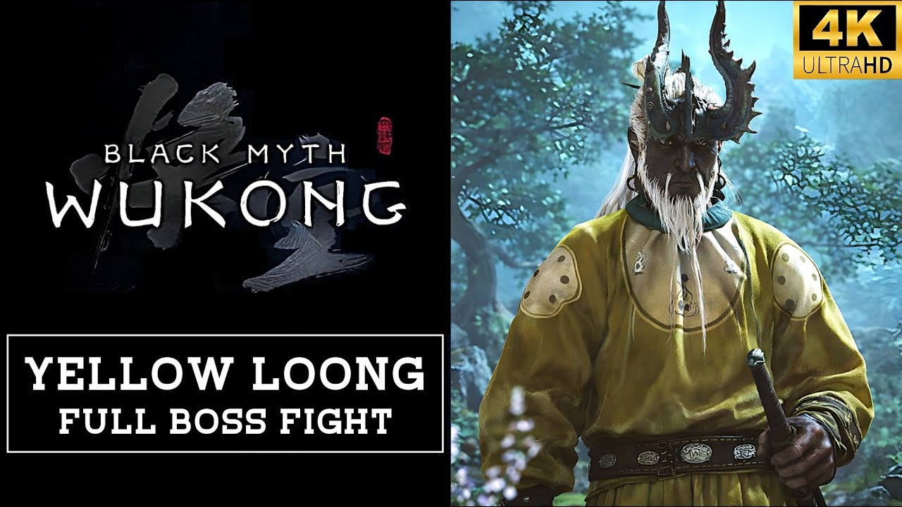 BLACK MYTH: WUKONG - Yellow Loong | Full Boss Fight (4K 60FPS)