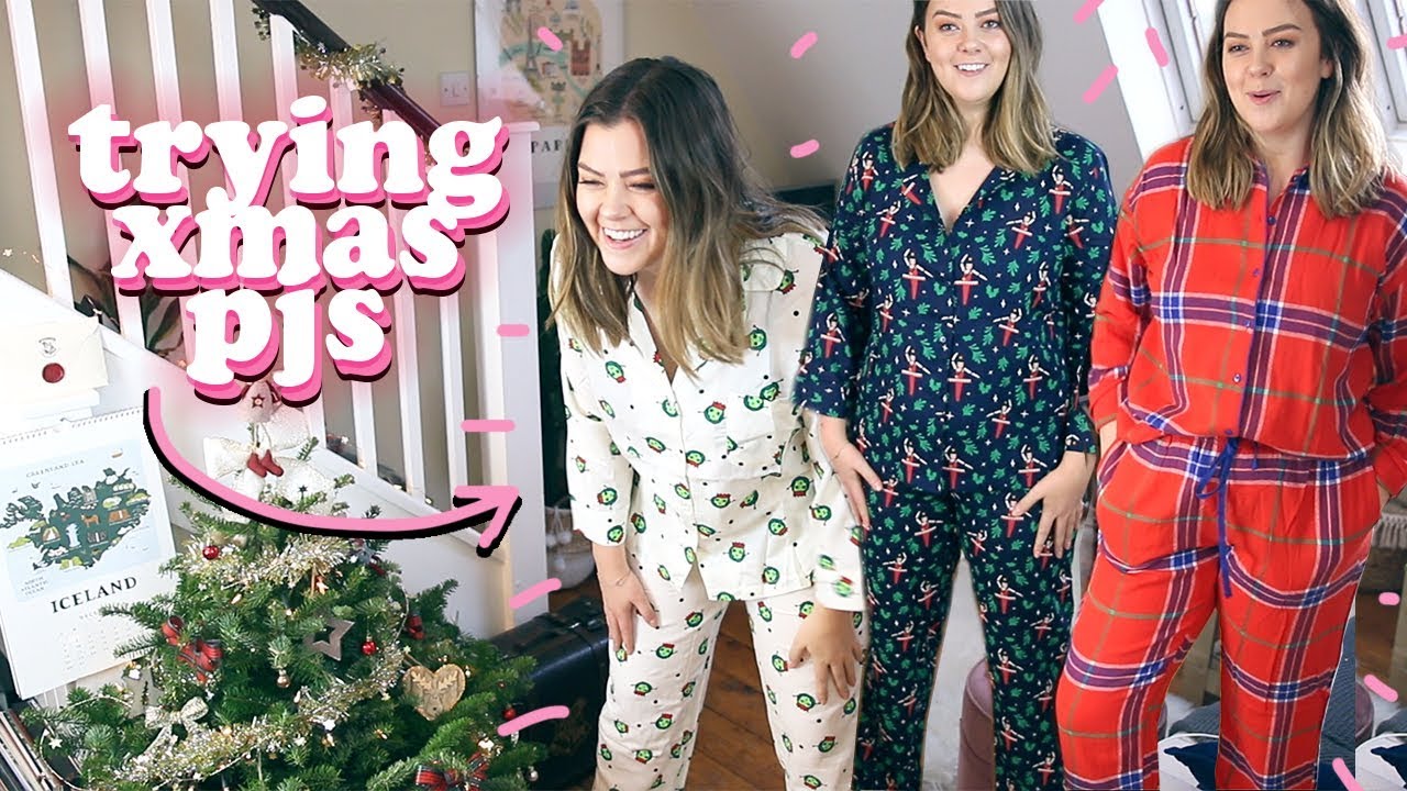 BATTLE OF THE CHRISTMAS PYJAMAS 2018 - SIZE 14 TRY ON | LUCY WOOD