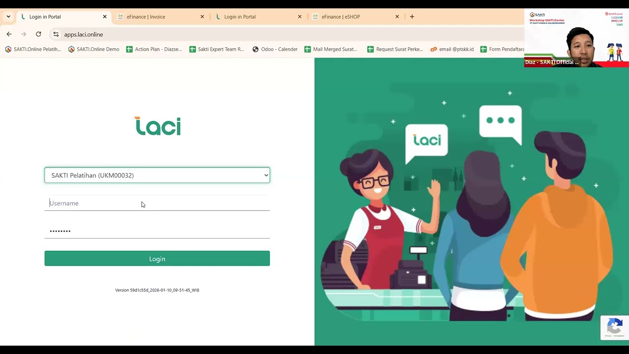 Workshop SAKTI Center #7 Hari 3 - LACI (Simulasi Pembelian)