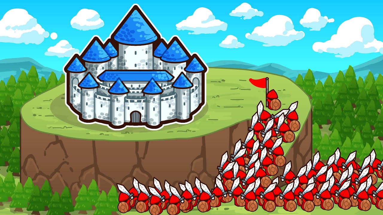 Defending my KINGDOM from an Endless INVASION in Thronefall!