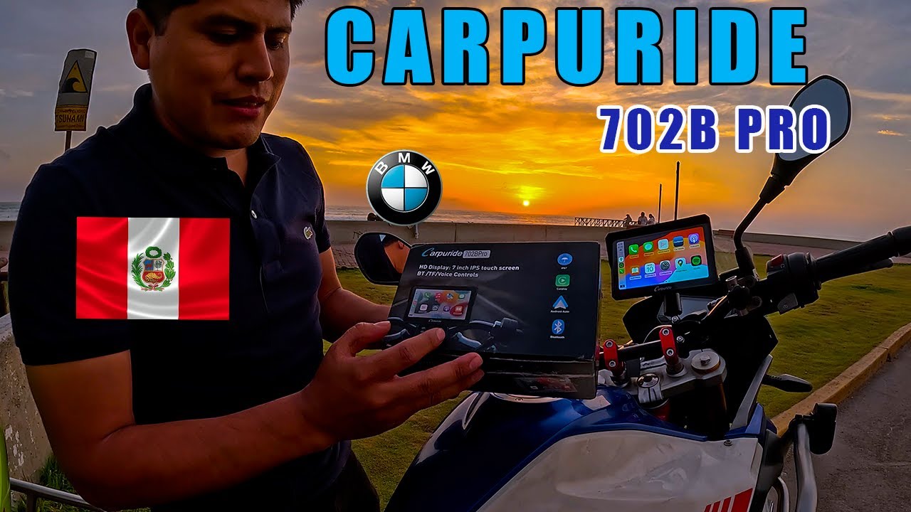 CARPURIDE W702B PRO. El Mejor CarPlay para motos BMW. Guía paso a paso en mi BMW GS 310 2024.