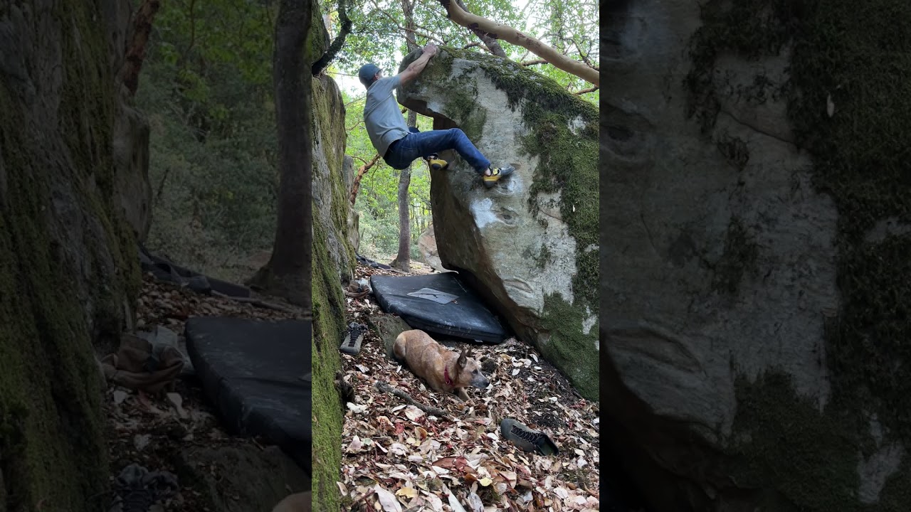 The Heffalump v4 | Indian Rock | Castle Rock Bouldering