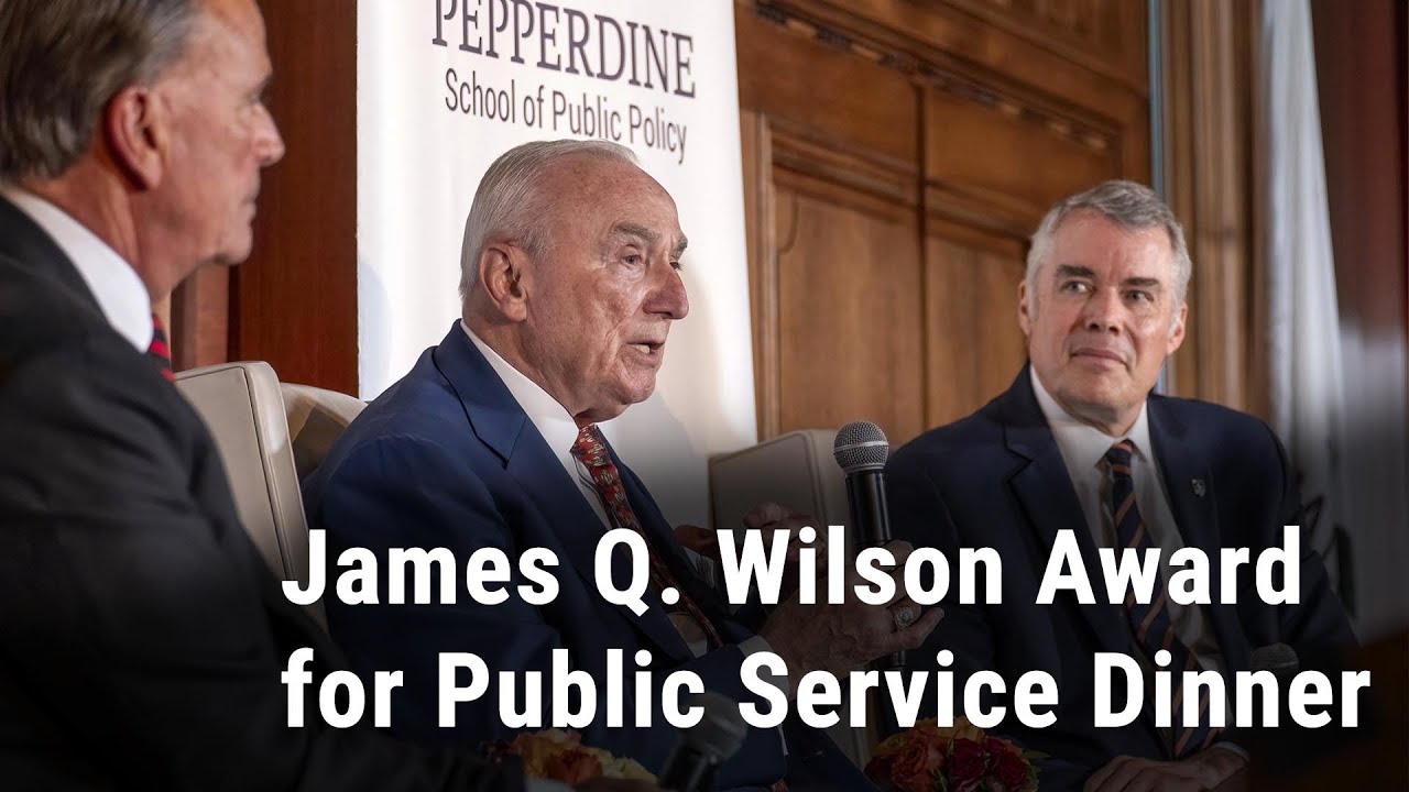 James Q. Wilson Award for Public Service Dinner