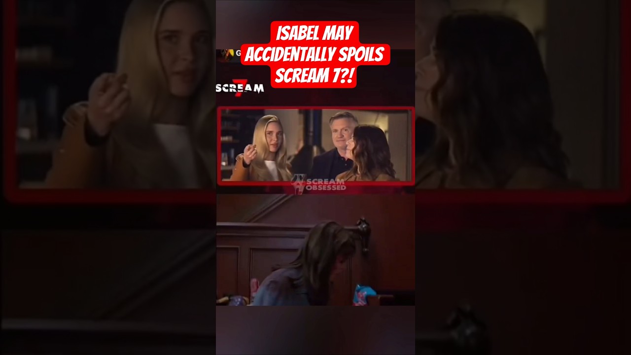 Изабель Мэй случайно СПОЙЛЕРИТ появление Стю Махера в &laquo;Крике 7&raquo;?! 😱👻🔪