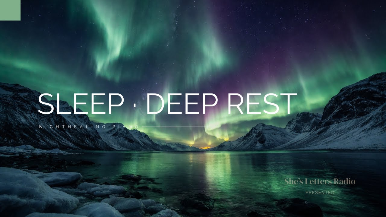 Sleep Lo-Fi Piano for Deep Night Rest| A Letter When the Sky Learns to Hold You |She’s Letters Radio
