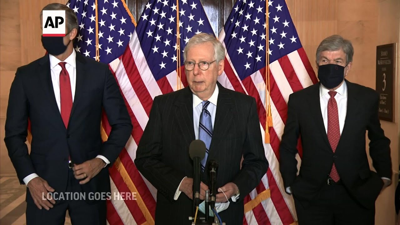 Senate Republicans blast passage of stimulus bill