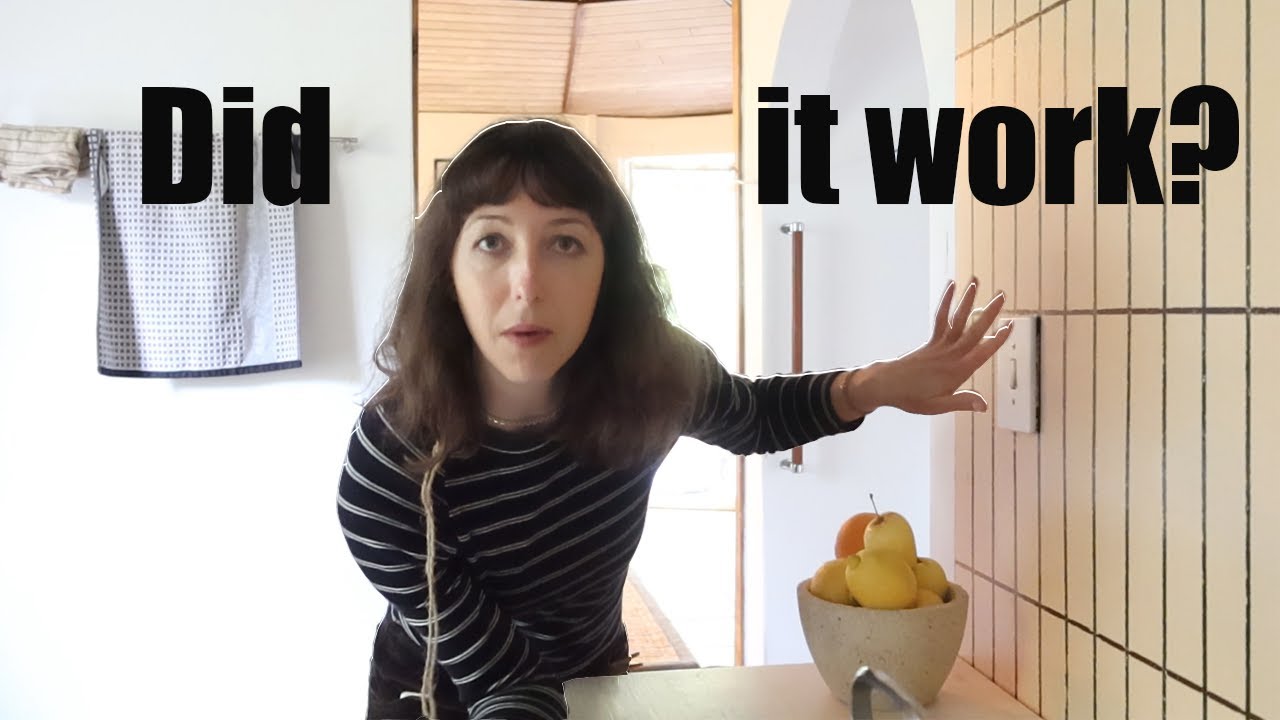 Painting a Faux Tile Backsplash With Enamel