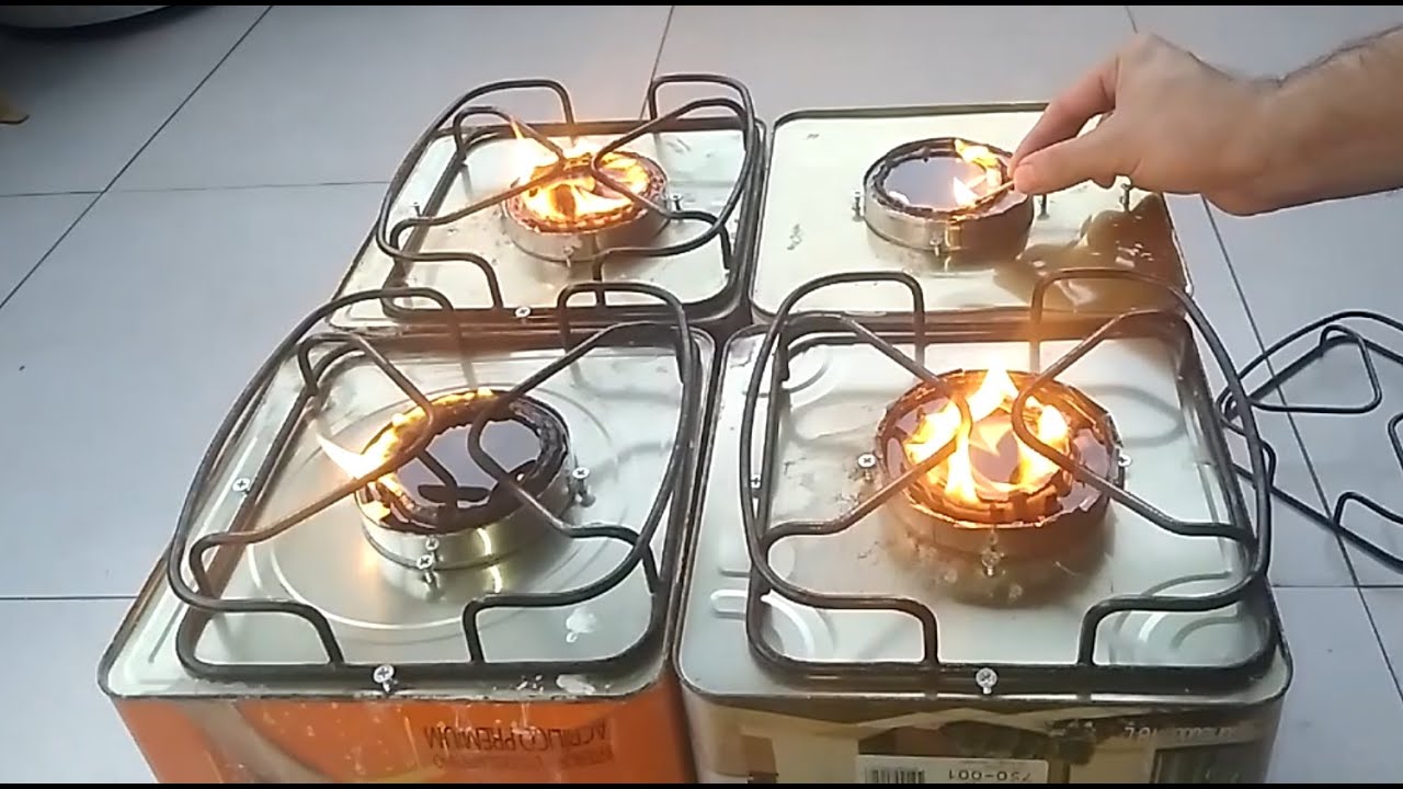 Fogão caseiro alimentado por óleo de cozinha usado!