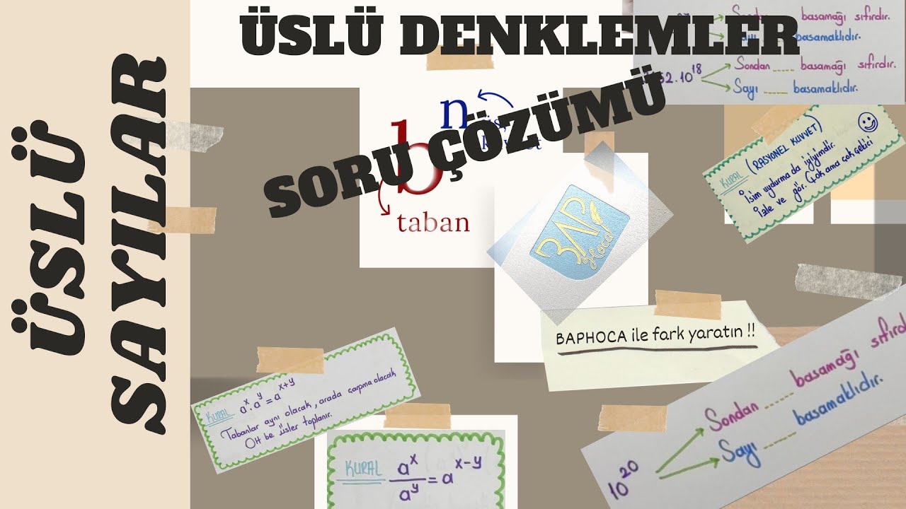ÜSLÜ DENKLEMLER SORU ÇÖZÜMÜ ®️ ÜSLÜ SAYILAR ®️ 9. SINIF 📢  HİÇ BU KADAR KOLAY OLMADI #5dakikadaTYT