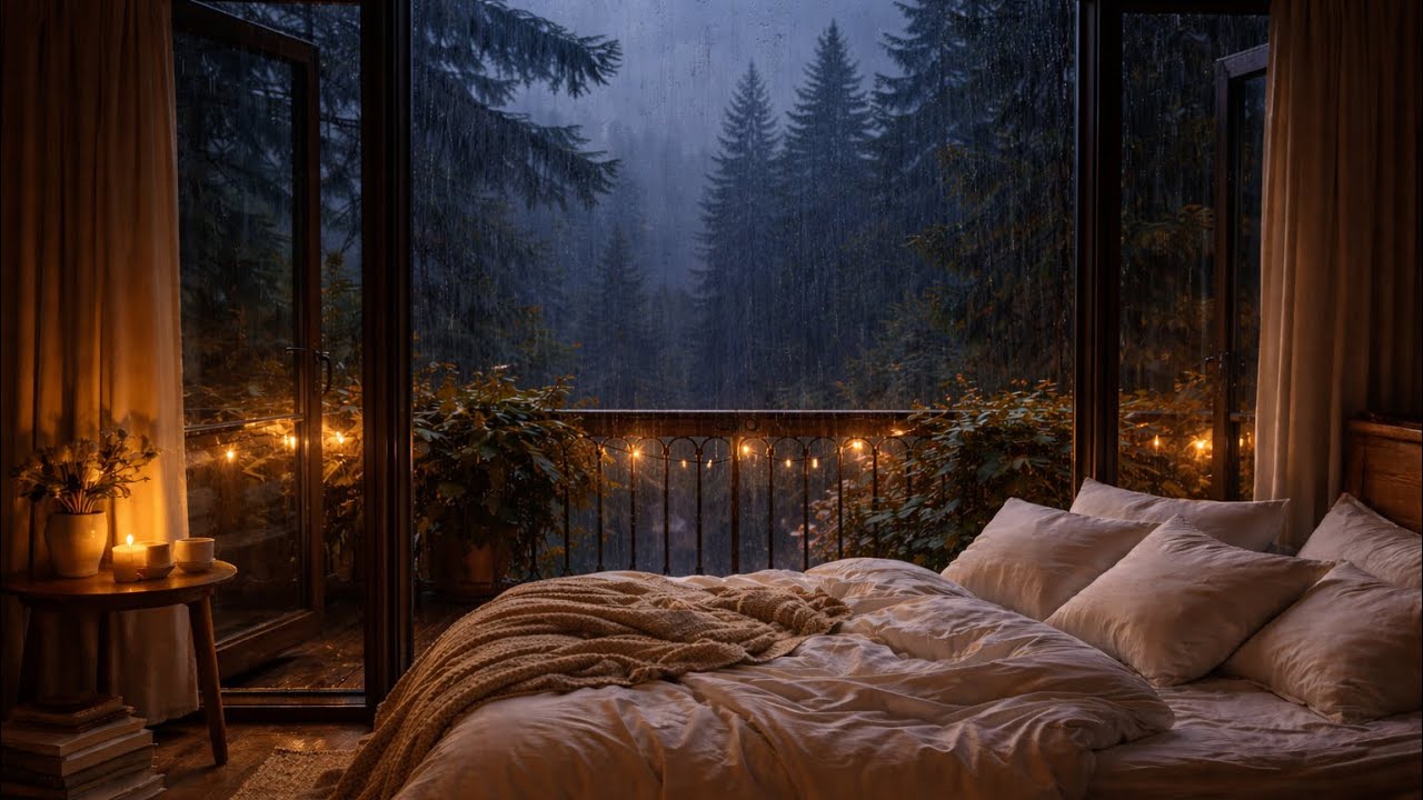 FALL INTO SLEEP INSTANTLY - Relaxing Sleep Music  Insomnnia | Rain Sounds for Stress Relief, Anxiety