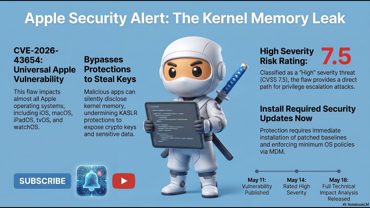 Do Not Ignore This Update: Malicious Apps Can Now Steal Apple Crypto Keys! #cybersecurity