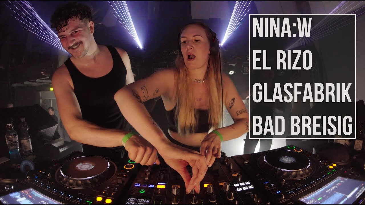 NINA:W - EL RIZO | Glasfabrik Bad Breisig | Hardtechno DJ Set for Madness