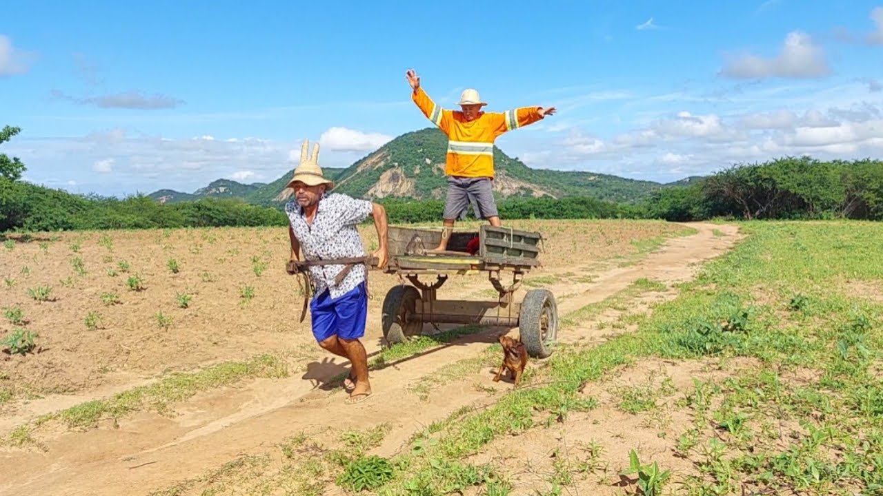 Bastidores  !! Seu Sérgio carregou Seu Mané na carroça   !!