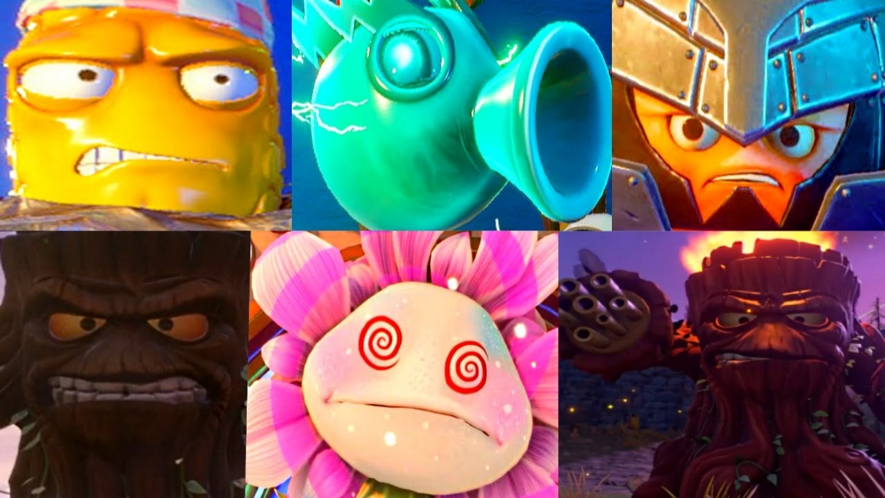 PVZ Garden Warfare 2: ALL ZOMBOSS Quest Bosses! (CRAAZZY, STORY MODE)