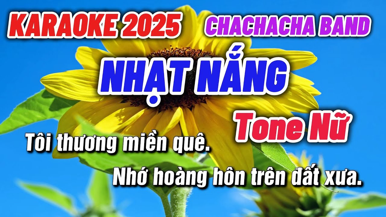 Karaoke Nhạt Nắng Tone Nữ Nhạc Sống ChaChaCha Band Mới Nhất 2025 Cực Vip Cực Sôi Động|Phát Organ