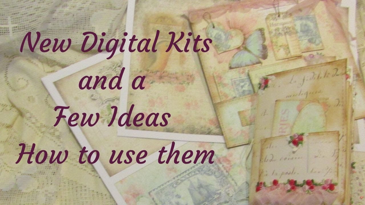 New Digital Kits and a few Ideas How to use them