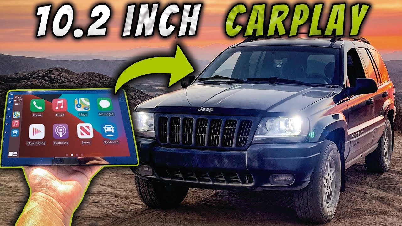 Установка радио Binize на Jeep WJ Криса (BLUETOOTH CARPLAY)