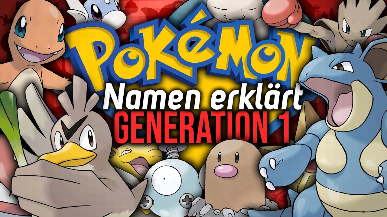 Die Herkunft aller Pokémon-Namen erklärt: Generation 1