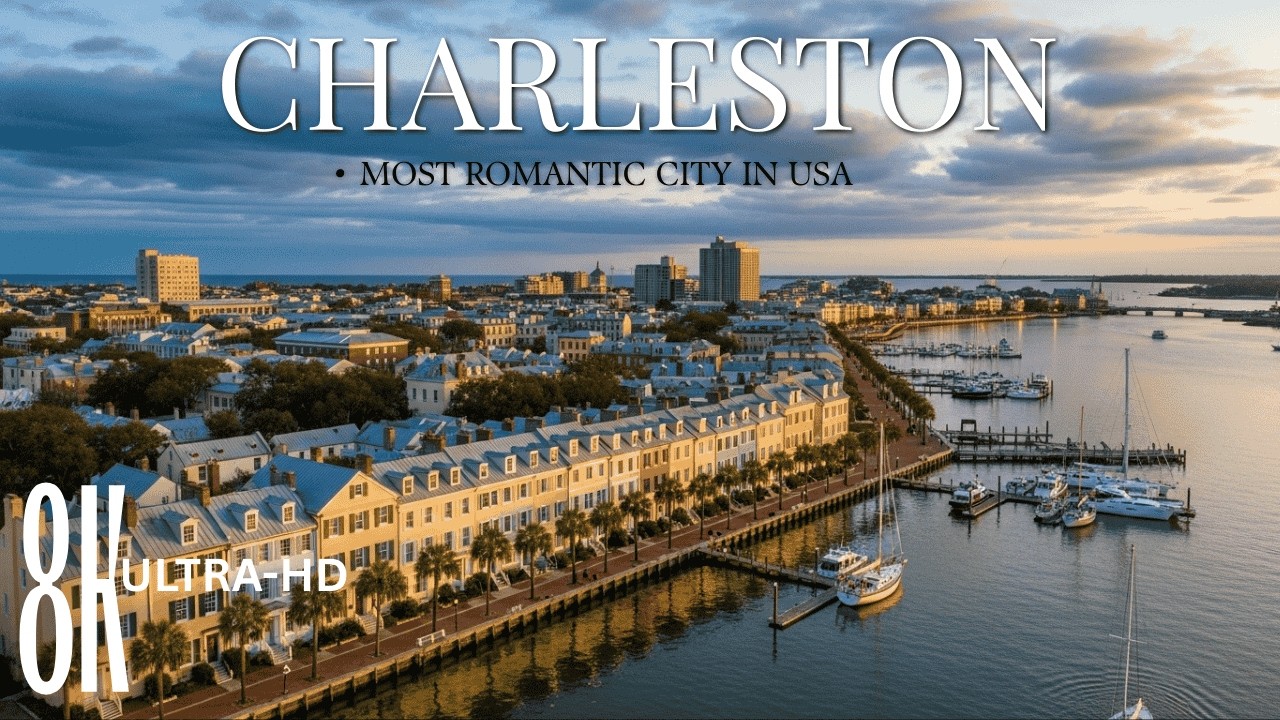 Stunning 8K Views of Charleston, South Carolina – Ultra-Realistic Cinematic Journey