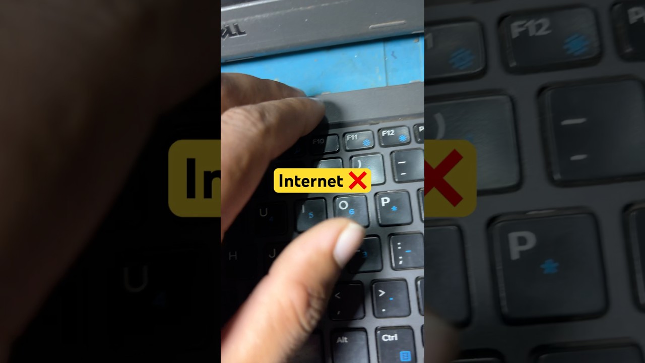 Dell Latitude 3340 Series Laptop Wi-Fi Internet Not Working Problem#macnitesh#keyboardtricks#2025