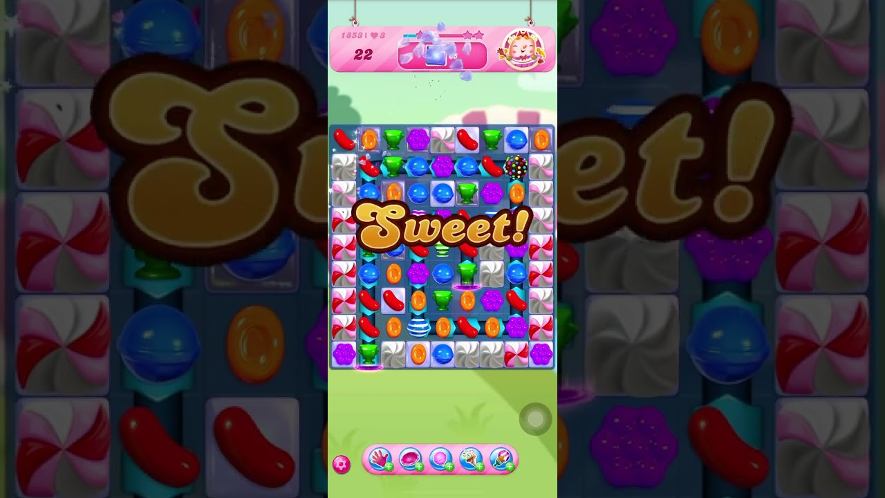 Candy crush saga level 1853