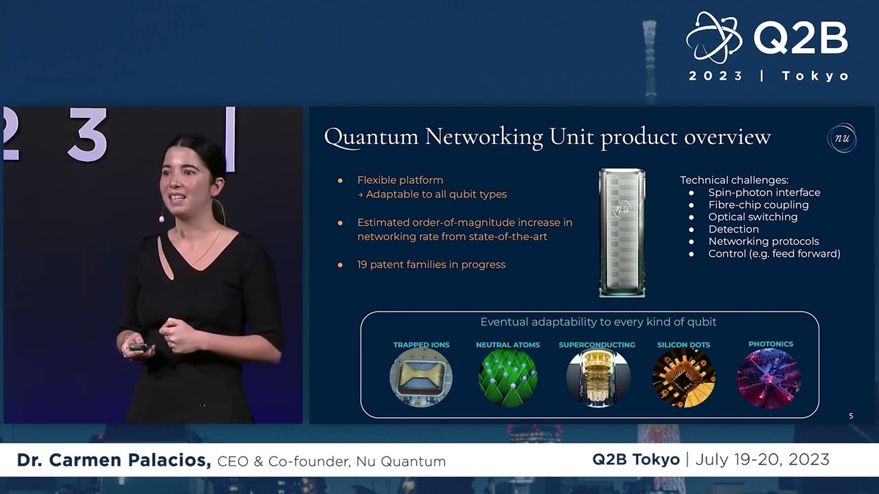 Q2B23 Tokyo | Quantum Computer Networking for Modular Scaling | Dr. Carmen Palacios